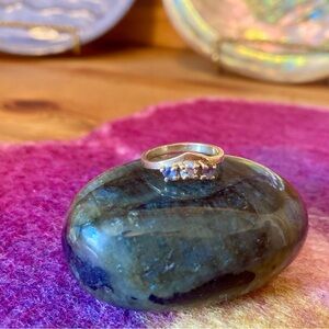 14k Gold, Diamond & Tanzanite Ring, Sz 6